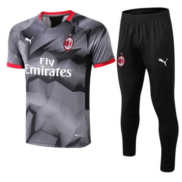 Formazione AC Milan Set Completo 2018/19 Grigio Nero