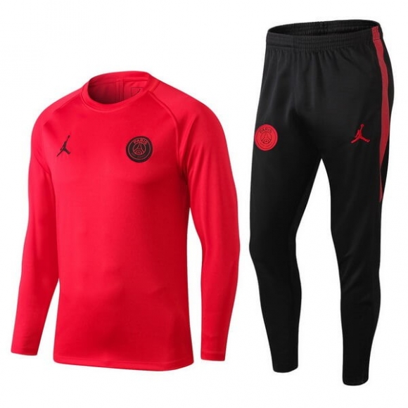 JORDAN Felpa Paris Saint Germain 2018/19 Rosso Luce