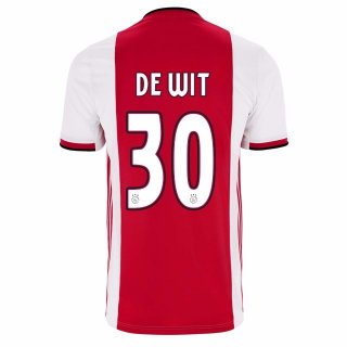 Maglia Ajax Home De Wit 2019/20 Rosso