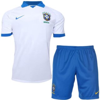 Maglia Brasile Away Bambino 2019 Bianco