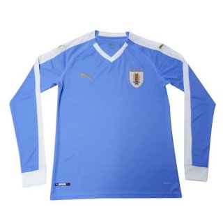 Maglia Uruguay Home ML 2019 Blu