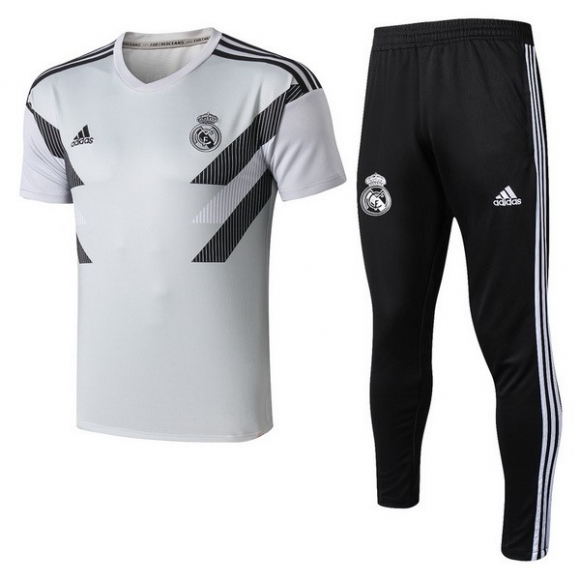 Formazione Real Madrid Set Completo 2018/19 Bianco Grigio