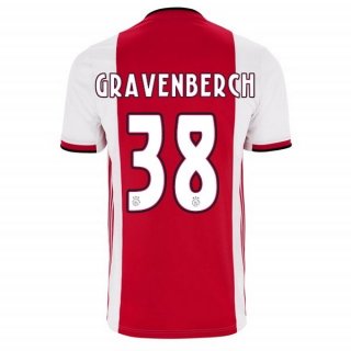 Maglia Ajax Home Gravenberch 2019/20 Rosso