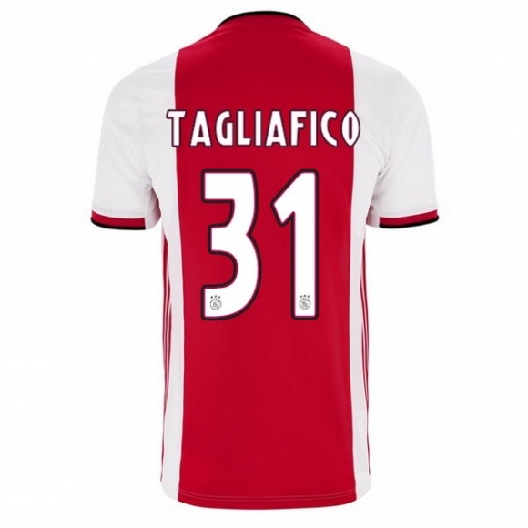 Maglia Ajax Home Tagliafico 2019/20 Rosso