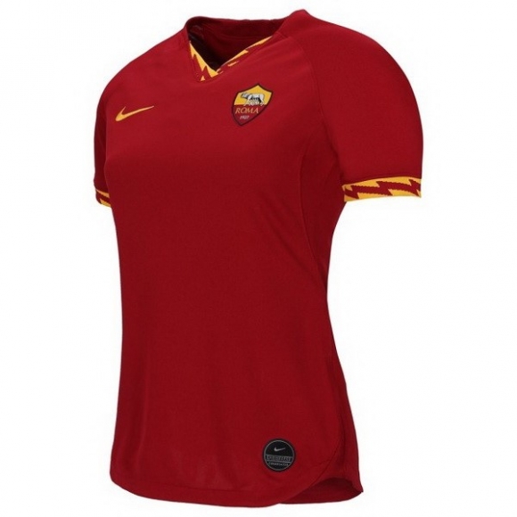 Maglia As Roma Home Donna 2019/20 Borgogna
