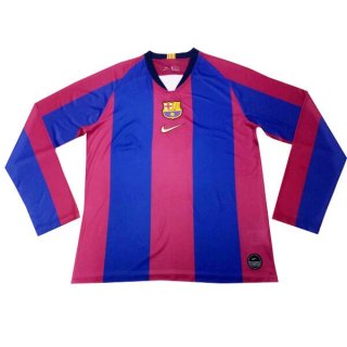 Maglia Barcellona ML 120th Blu Rosso