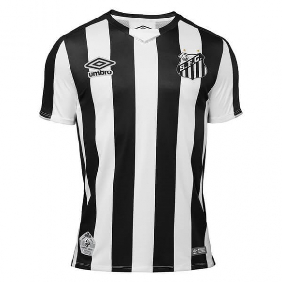 Maglia Santos Away 2019/20 Nero Bianco