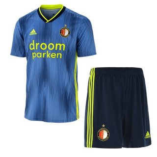Maglia Feyenoord Rotterdam Away Bambino 2019/20 Blu