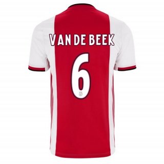 Maglia Ajax Home Van De Beek 2019/20 Rosso