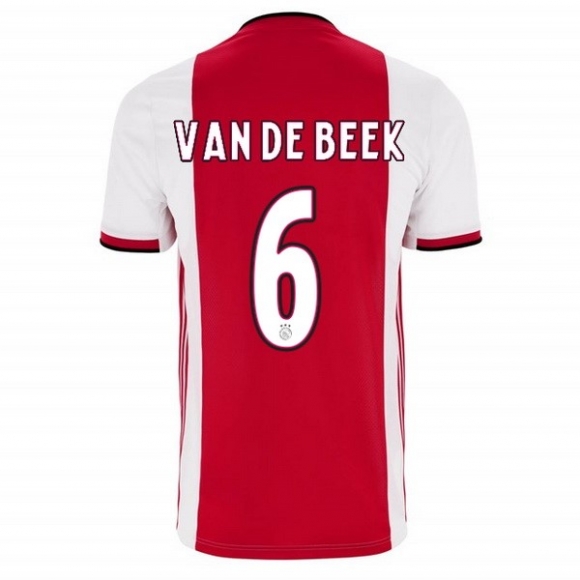 Maglia Ajax Home Van De Beek 2019/20 Rosso
