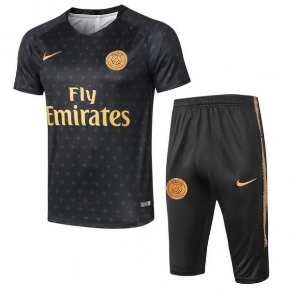 Formazione Paris Saint Germain Set Completo 2018/19 Nero Giallo