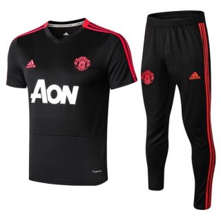 Formazione Manchester United Set Completo 2018/19 Nero Rosso