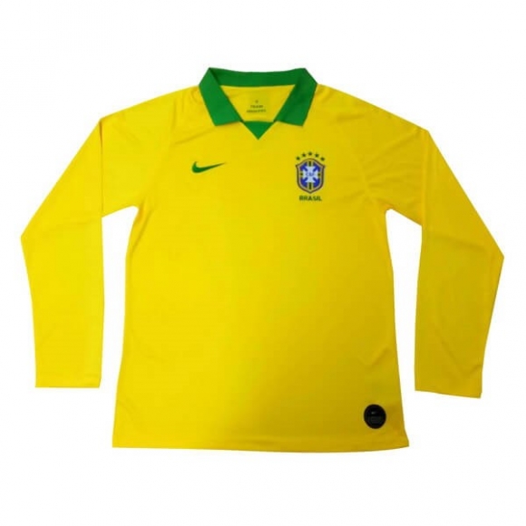 Maglia Brasile Home ML 2019 Giallo