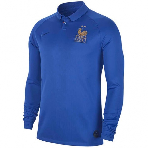 Maglia Francia Edizione Commemorativa ML 100th Blu
