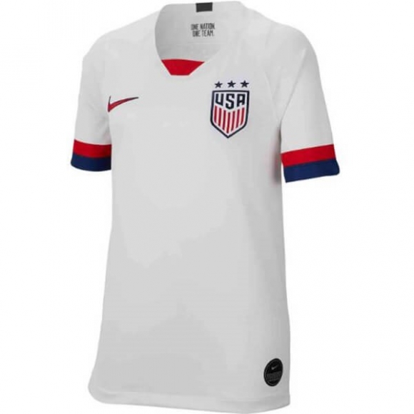 Thailandia Maglia Stati Uniti Home 2019 Bianco