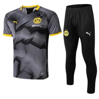 Formazione Borussia Dortmund Set Completo 2018/19 Grigio Nero