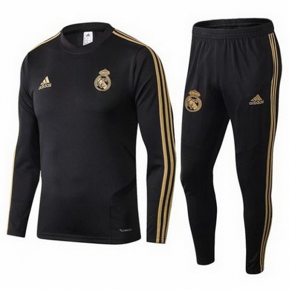 Felpa Real Madrid 2019/20 Nero Oro
