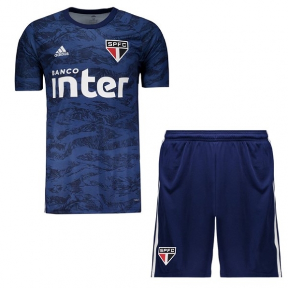Maglia São Paulo Bambino Portiere 2019/20 Blu