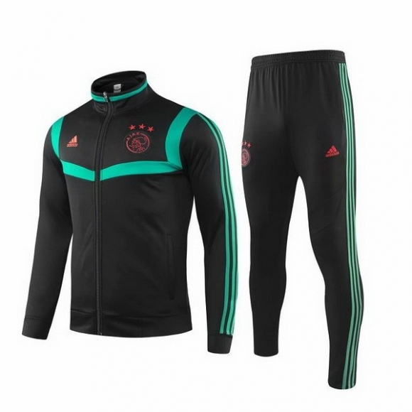 Felpa Ajax 2019/20 Nero Verde
