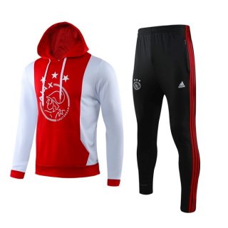 Felpa Ajax 2019/20 Rosso Bianco