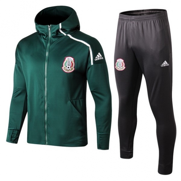Felpa Messico 2018 Verde Bianco