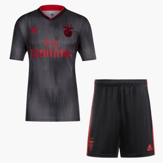 Maglia Benfica Away Bambino 2019/20 Nero Grigio