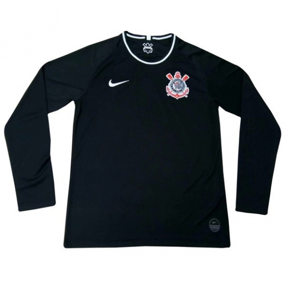 Maglia Corinthians Paulista Away ML 2019/20 Nero