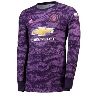 Maglia Manchester United ML Portiere 2019/20 Porpora