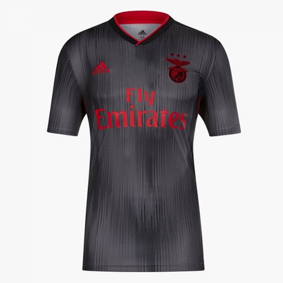 Maglia Benfica Away 2019/20 Nero Grigio