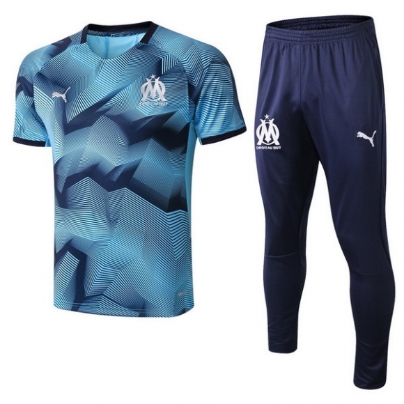 Formazione Marseille Set Completo 2018/19 Blu