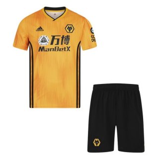 Maglia Wolves Home Bambino 2019/20 Giallo