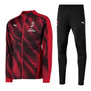 Felpa Milan 2019/20 Rosso Navy