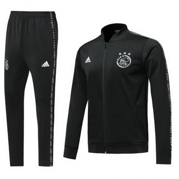 Felpa Ajax 2019/20 Nero Bianco