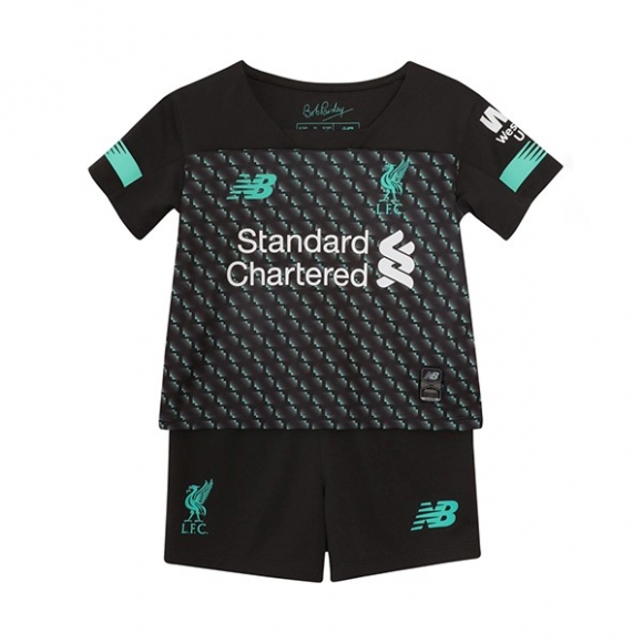 Maglia Liverpool Terza Bambino 2019/20 Nero