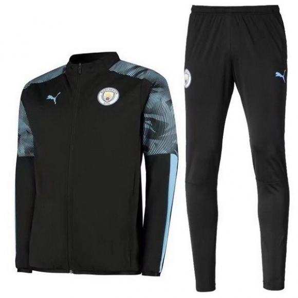 Felpa Manchester City 2019/20 Nero Blu