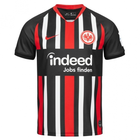 Maglia Eintracht Frankfurt Home 2019/20 Rosso Nero