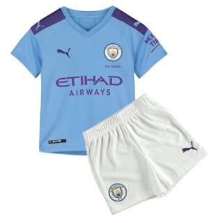 Maglia Manchester City Home Bambino 2019/20 Blu Luce