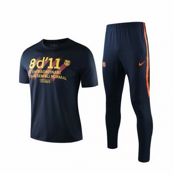 Formazione Barcelona Set Completo 2019/20 Nero Giallo