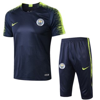 Formazione Manchester City Set Completo 2018 2019 Blu Verde