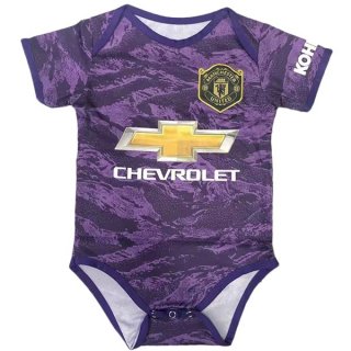 Maglia Manchester United Home Portiere Onesies Bambino 2019/20 Porpora