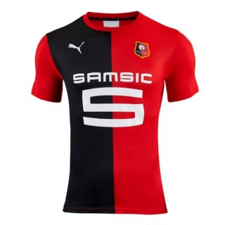 Maglia Stade Rennais Home 2019/20 Nero Rosso