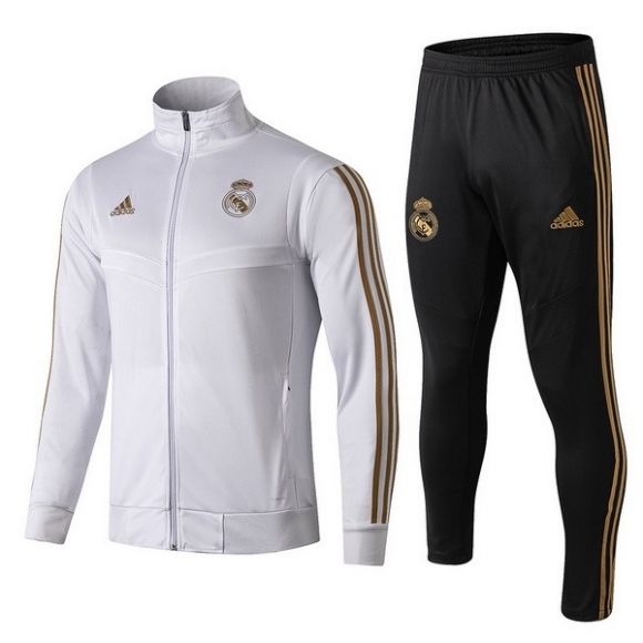 Felpa Real Madrid 2019/20 Bianco Giallo