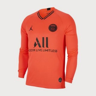 Maglia Paris Saint Germain Away ML 2019/20 Arancione
