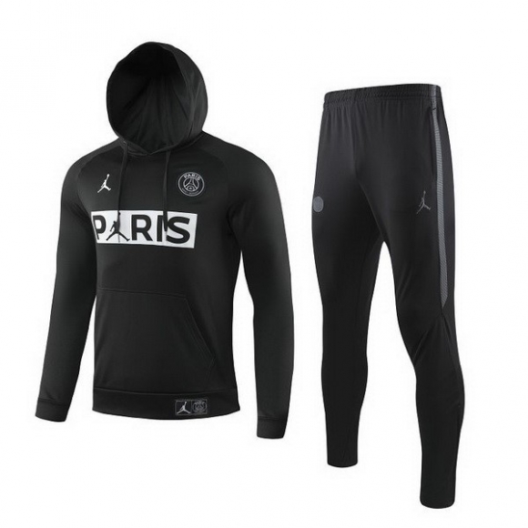 JORDAN Felpa Paris Saint Germain 2019/20 Nero Bianco