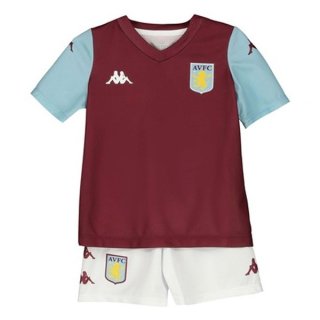 Maglia Aston Villa Home Bambino 2019/20 Rosso