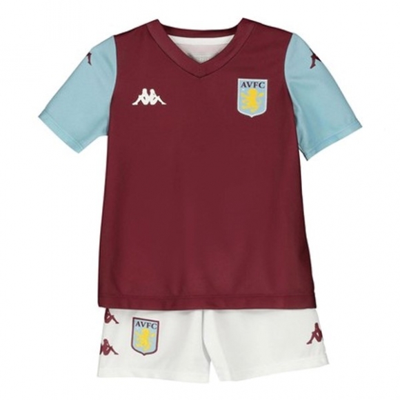 Maglia Aston Villa Home Bambino 2019/20 Rosso
