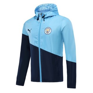 Felpa a Vento Manchester City 2019/20 Blu Luce
