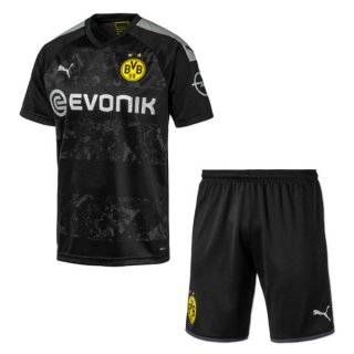 Maglia Borussia Dortmund Away Bambino 2019/20 Nero