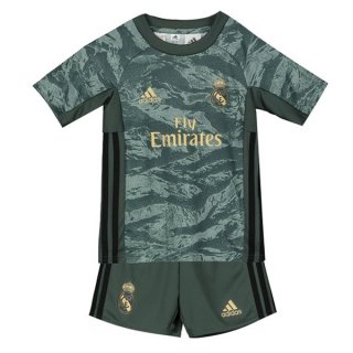 Maglia Real Madrid Away Bambino Portiere 2019/20 Verde