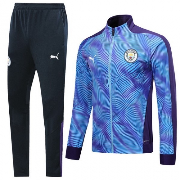 Felpa Manchester City 2019/20 Porpora Blu